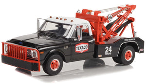 CHEVROLET C-30 PICK-UP TEXACO CARRO ATTREZZI - WRECKER ROAD SERVICE 1970 BLACK WHITE RED 1:18