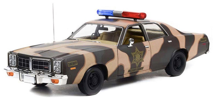Dodge MONACO 'HAZZARD COUNTY CAMOUFLAGE SHERIGG' 1978 camouflage 1:18