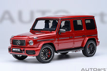 Indlæs billede til gallerivisning MERCEDES BENZ G-CLASS G63 AMG 2019 CARDINAL RED MET 1:18