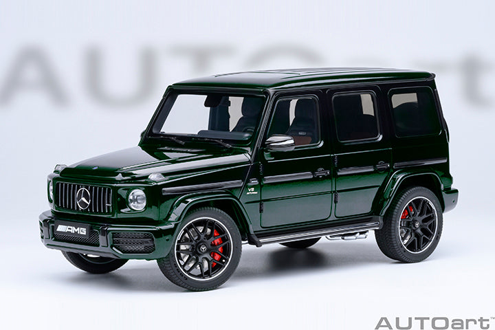MERCEDES BENZ G-CLASS G63 AMG (W463) V8 BITURBO 2019 DARK EMERALD GREEN MET 1:18
