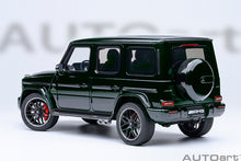 Indlæs billede til gallerivisning MERCEDES BENZ G-CLASS G63 AMG (W463) V8 BITURBO 2019 DARK EMERALD GREEN MET 1:18