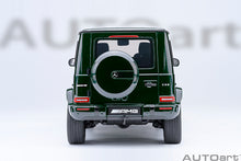 Indlæs billede til gallerivisning MERCEDES BENZ G-CLASS G63 AMG (W463) V8 BITURBO 2019 DARK EMERALD GREEN MET 1:18