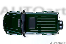 Indlæs billede til gallerivisning MERCEDES BENZ G-CLASS G63 AMG (W463) V8 BITURBO 2019 DARK EMERALD GREEN MET 1:18
