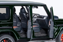 Indlæs billede til gallerivisning MERCEDES BENZ G-CLASS G63 AMG (W463) V8 BITURBO 2019 DARK EMERALD GREEN MET 1:18