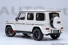Indlæs billede til gallerivisning MERCEDES BENZ G-CLASS G63 AMG (W463) V8 BITURBO 2019 BRILLANT WHITE MET 1:18