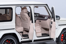 Indlæs billede til gallerivisning MERCEDES BENZ G-CLASS G63 AMG (W463) V8 BITURBO 2019 BRILLANT WHITE MET 1:18