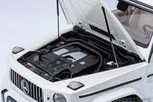 Indlæs billede til gallerivisning MERCEDES BENZ G-CLASS G63 AMG (W463) V8 BITURBO 2019 BRILLANT WHITE MET 1:18