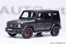 Indlæs billede til gallerivisning MERCEDES BENZ G-CLASS G63 AMG (W463) V8 BITURBO 2019 NIGHT BLACK MAGNO 1:18