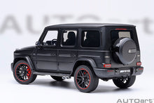 Indlæs billede til gallerivisning MERCEDES BENZ G-CLASS G63 AMG (W463) V8 BITURBO 2019 NIGHT BLACK MAGNO 1:18