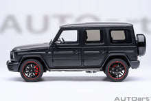 Indlæs billede til gallerivisning MERCEDES BENZ G-CLASS G63 AMG (W463) V8 BITURBO 2019 NIGHT BLACK MAGNO 1:18