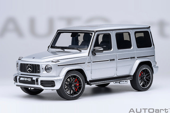 MERCEDES BENZ G-CLASS G63 AMG 2019 IRIDIUM SILVER MET 1:18