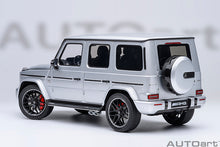 Indlæs billede til gallerivisning MERCEDES BENZ G-CLASS G63 AMG 2019 IRIDIUM SILVER MET 1:18