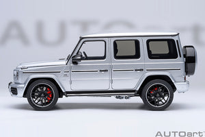 MERCEDES BENZ G-CLASS G63 AMG 2019 IRIDIUM SILVER MET 1:18