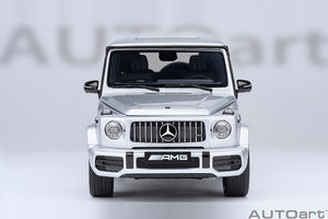 MERCEDES BENZ G-CLASS G63 AMG 2019 IRIDIUM SILVER MET 1:18