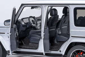 MERCEDES BENZ G-CLASS G63 AMG 2019 IRIDIUM SILVER MET 1:18