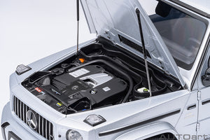 MERCEDES BENZ G-CLASS G63 AMG 2019 IRIDIUM SILVER MET 1:18