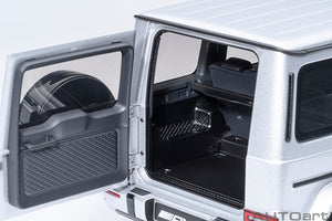 MERCEDES BENZ G-CLASS G63 AMG 2019 IRIDIUM SILVER MET 1:18