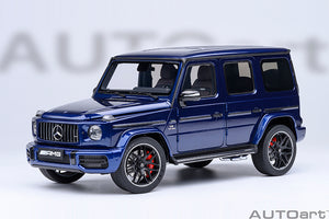 MERCEDES BENZ G-CLASS G63 AMG 2019 BRILLIANT BLUE MET 1:18