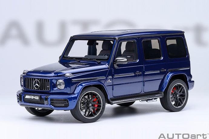 MERCEDES BENZ G-CLASS G63 AMG 2019 BRILLIANT BLUE MET 1:18
