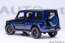 Indlæs billede til gallerivisning MERCEDES BENZ G-CLASS G63 AMG 2019 BRILLIANT BLUE MET 1:18