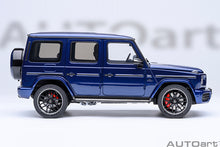 Indlæs billede til gallerivisning MERCEDES BENZ G-CLASS G63 AMG 2019 BRILLIANT BLUE MET 1:18