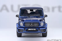 Indlæs billede til gallerivisning MERCEDES BENZ G-CLASS G63 AMG 2019 BRILLIANT BLUE MET 1:18