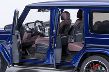 Indlæs billede til gallerivisning MERCEDES BENZ G-CLASS G63 AMG 2019 BRILLIANT BLUE MET 1:18