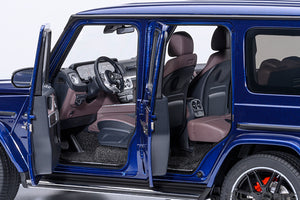 MERCEDES BENZ G-CLASS G63 AMG 2019 BRILLIANT BLUE MET 1:18