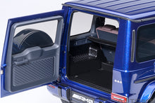 Indlæs billede til gallerivisning MERCEDES BENZ G-CLASS G63 AMG 2019 BRILLIANT BLUE MET 1:18