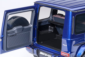 MERCEDES BENZ G-CLASS G63 AMG 2019 BRILLIANT BLUE MET 1:18