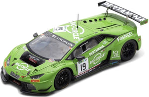 Lamborghini HURACAN GT3 #19 INEICHEN/GIANMARIA/PEREZ COMPANC 24H SPA 2017 grøn 1:43