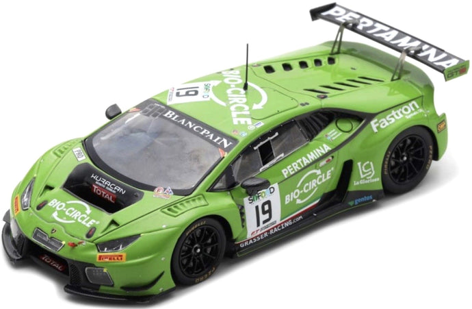 Lamborghini HURACAN GT3 #19 INEICHEN/GIANMARIA/PEREZ COMPANC 24H SPA 2017 grøn 1:43