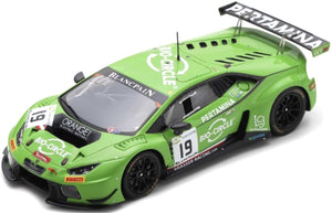 Lamborghini HURACAN GT3 #19 PEREZ COMPANC/GIANMARIA/MAPELLI 24H SPA 2018 grøn 1:43