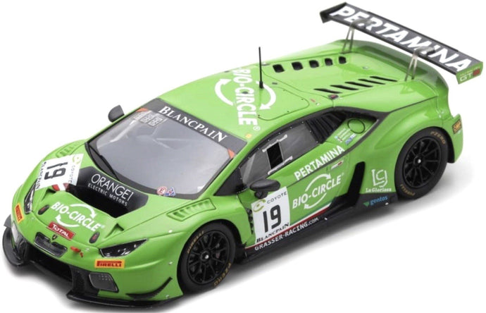 Lamborghini HURACAN GT3 #19 PEREZ COMPANC/GIANMARIA/MAPELLI 24H SPA 2018 grøn 1:43