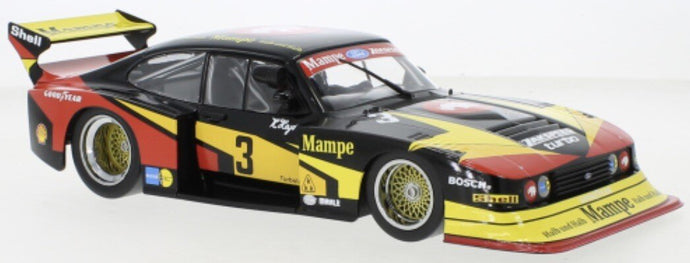FORD ENGLAND CAPRI TURBO Gr.5 TEAM MAMPE N 3 DRM NORISRING 1979 H.HEYER BLACK YELLOW RED 1:18