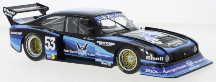 FORD ENGLAND CAPRI TURBO Gr.5 TEAM D&W N 53 DRM SPA 1980 K.NIEDWIEDZ BLACK BLUE 1:18