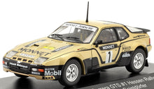 Indlæs billede til gallerivisning Porsche 924 CARRERA GTS #1 ROHRL/GEISTDORFER WINNER RALLY HESSEN 1981 guld/sort 1:43