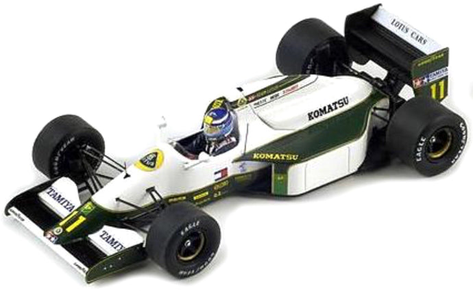 Lotus 102B #11 MIKA HAKKINEN MONACO GP 1991 hvid/grøn/gul 1:18