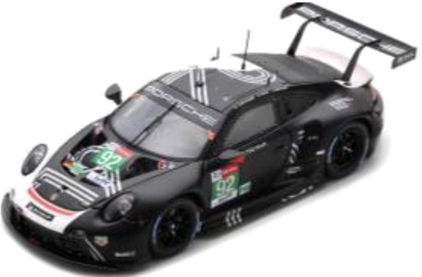 PORSCHE 911 991-2 RSR TEAM PORSCHE GT N 92 24h LE MANS 2020 M.CHRISTENSEN - K.ESTRE - L.VANTHOOR BLACK 1:87
