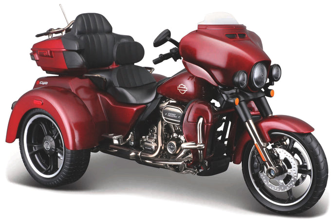 Harley-davidson CVO TRI-GLIDE ULTRA mørk rød metallic 1:12 fra Maisto