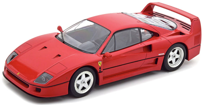 FERRARI F40 1987 - BLACK INTERIOR ROSSO FERRARI RED 1:18