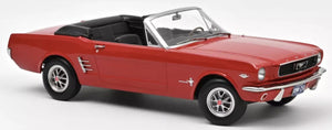 FORD USA MUSTANG COVERTIBLE 1966 RED 1:18
