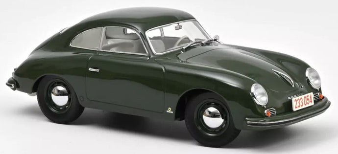 Porsche 356 COUPE 1954 mørk grøn 1:18
