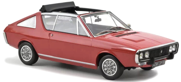 Renault 17 GORDINI DECOUVRABLE 1975 rød 1:18