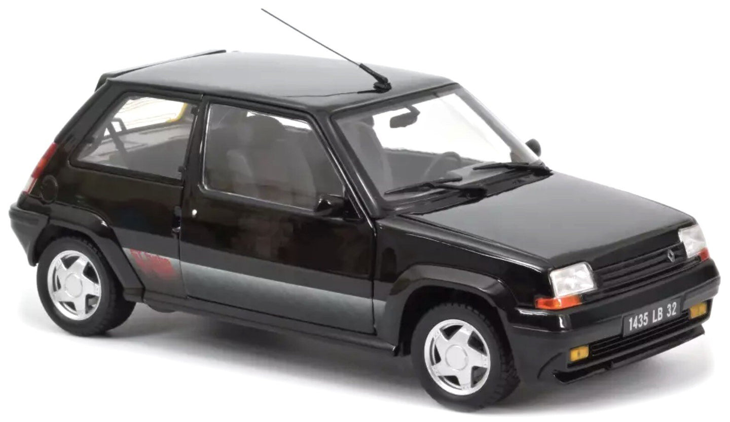RENAULT R5 SUPERCINQUE GT TURBO 1989 BLACK 1:18