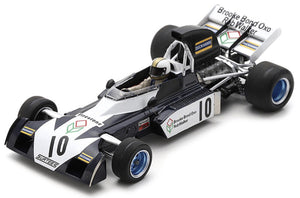 Surtees TS9B #10 MIKE HAILWOOD 2nd ITALIAN GP 1972 mørk blå/hvid 1:43