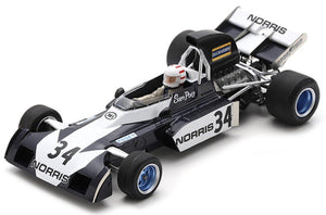 Surtees TS9B #34 SAM POSEY US GP 1972 mørk blå/hvid 1:43