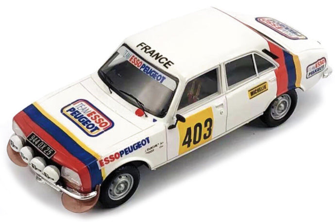Peugeot 504 #403 GUICHET/TODT WINNER CODASUR RALLY 1979 hvid/rød/blå 1:43