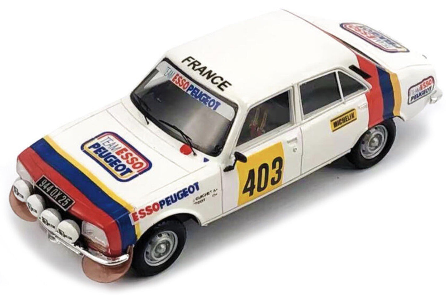 Peugeot 504 #403 GUICHET/TODT WINNER CODASUR RALLY 1979 hvid/rød/blå 1:43