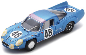 Alpine A210 #48 DE LAGENESTE/CHEINISSE 24H LE MANS 1967 blå 1:43